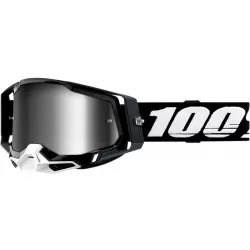 Μάσκα μηχανής motocross 100% RACECRAFT2 BLACK-MIRROR SILVER Μάσκα μηχανής motocross 100% RACECRAFT2 BLACK-MIRROR SILVER