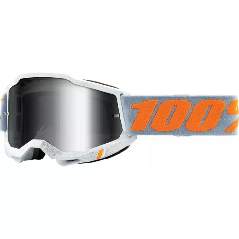 Μάσκα μηχανής motocross 100% ACCURI2 SPEEDCO-MIRROR SILVER Μάσκα μηχανής motocross 100% ACCURI2 SPEEDCO-MIRROR SILVER