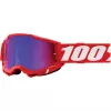 Μάσκα μηχανής motocross 100% ACCURI2 RED-MIRROR RED/BLUE