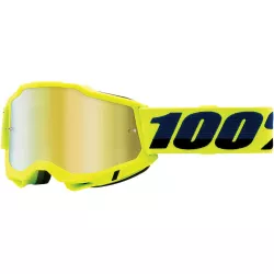 Μάσκα μηχανής motocross 100% ACCURI2 FLUO YELLOW-MIRROR GOLD Μάσκα μηχανής motocross 100% ACCURI2 FLUO YELLOW-MIRROR GOLD