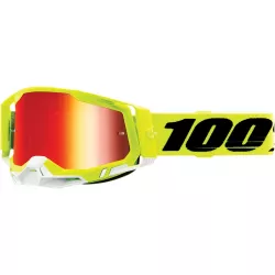 Μάσκα μηχανής motocross 100% RACECRAFT2 YELLOW-MIRROR RED Μάσκα μηχανής motocross 100% RACECRAFT2 YELLOW-MIRROR RED
