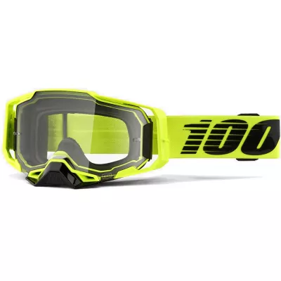 Μάσκα μηχανής motocross 100% ARMEGA NUCLEAR CITRUS-CLEAR