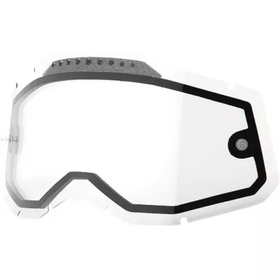Διπλο αεροζόμενη ζελατίνα μάσκας motocross 100%-CLEAR GEN 2