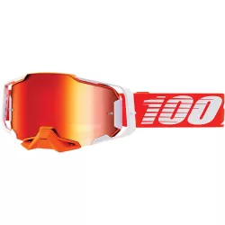 Μάσκα μηχανής motocross 100% ARMEGA REGAL-MIRROR RED Μάσκα μηχανής motocross 100% ARMEGA REGAL-MIRROR RED