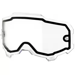 Διπλή ζελατίνα για μάσκα motocross 100% ARMEGA-CLEAR Διπλή ζελατίνα για μάσκα motocross 100% ARMEGA-CLEAR