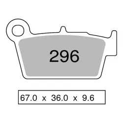 Τακάκια μηχανής TROFEO 296 SINTER Τακάκια μηχανής TROFEO 296 SINTER