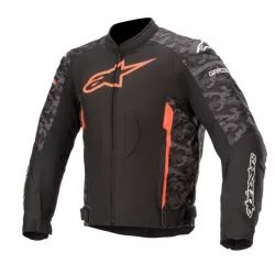 Μπουφάν μηχανής ALPINESTARS T-GP PLUS R V3 BLACK/CAMO/FLUO RED