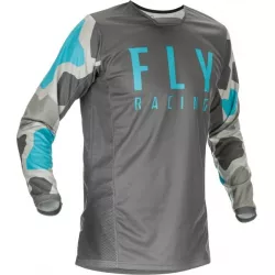 Μπλούζα motocross FLY RACING KINETIC K221-BLUE/GREY Μπλούζα motocross FLY RACING KINETIC K221-BLUE/GREY