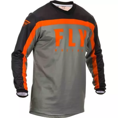 Μπλούζα motocross FLY RACING F-16-BLACK/GREY/ORANGE