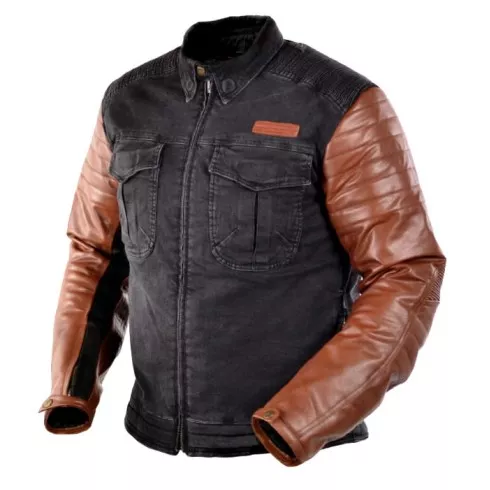 Μπουφάν μηχανής Trilobite 964 Acid Scrambler DENIM BROWN Μπουφάν μηχανής Trilobite 964 Acid Scrambler DENIM BROWN