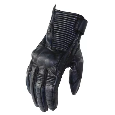 Γάντια μηχανής TRILOBITE 1942 DARK BLUE