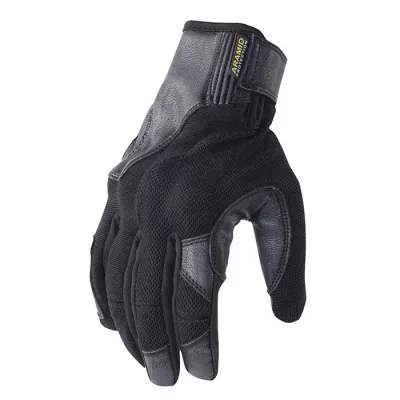 Γάντια μηχανής TRILOBITE 1943 COMFEE BLACK