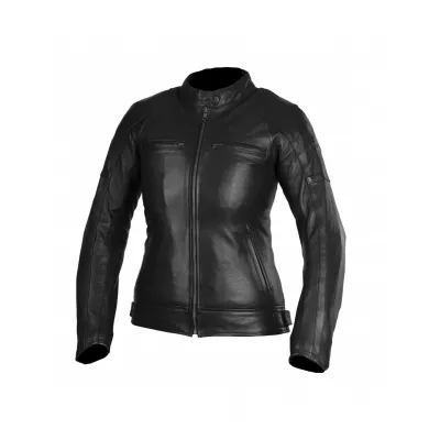 Γυναικείο δερμάτινο μπουφάν μηχανής SECA BONNEVILLE BLACK