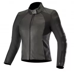 Γυναικείο δερμάτινο μπουφάν μηχανής ALPINESTARS STELLA VIKA V2 BLACK Γυναικείο δερμάτινο μπουφάν μηχανής ALPINESTARS STELLA VIKA V2 BLACK