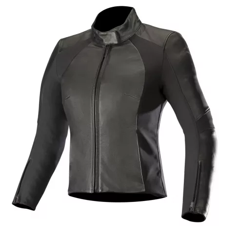 Γυναικείο δερμάτινο μπουφάν μηχανής ALPINESTARS STELLA VIKA V2 BLACK Γυναικείο δερμάτινο μπουφάν μηχανής ALPINESTARS STELLA VIKA V2 BLACK
