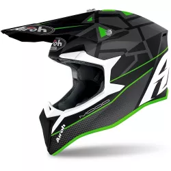 Κράνος μηχανής motocross AIROH WRAAP MOOD GREEN MATT Κράνος μηχανής motocross AIROH WRAAP MOOD GREEN MATT
