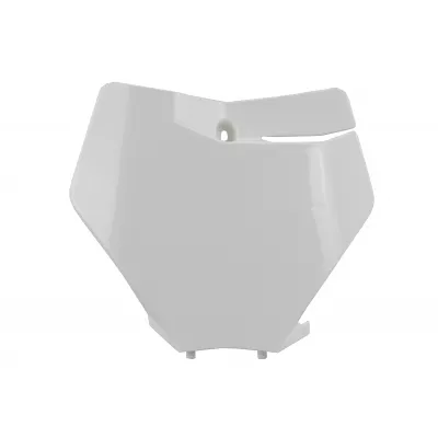 Number Plate μάσκα εμπρός POLISPORT KTM SX / SX-F - 2019-21 - ΑΣΠΡΟ