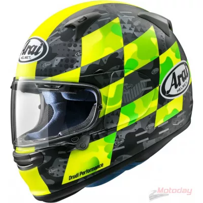 Κράνος μηχανής Arai PROFILE-V PATCH FLUOR YELLOW MATT