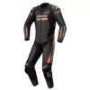 Δερμάτινη φόρμα αναβάτη ALPINESTARS GP FORCE CHASER V2 1PC BLACK/FLUO RED