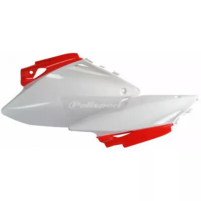 Πλαϊνά πάνελ μηχανής POLISPORT για HONDA CRF450R -2007-08 ΚΟΚΚΙΝΟ/ΑΣΠΡΟ