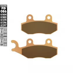 Τακάκια μοτοσυκλέτας Εμπρός / Πίσω Galfer SINTERED FD086G1396 Τακάκια μοτοσυκλέτας Εμπρός / Πίσω Galfer SINTERED FD086G1396