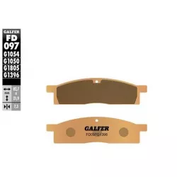 Τακάκια μοτοσυκλέτας Εμπρός Galfer SINTERED FD097G1396 Τακάκια μοτοσυκλέτας Εμπρός Galfer SINTERED FD097G1396