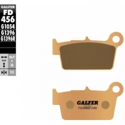 Πίσω τακάκια φρένων μοτοσυκλέτας Galfer SINTERED FD456G1396 Πίσω τακάκια φρένων μοτοσυκλέτας Galfer SINTERED FD456G1396