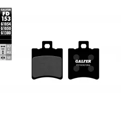 Τακάκια μοτοσυκλέτας Εμπρός / Πίσω Galfer SEMI METAL FD153G1054 Τακάκια μοτοσυκλέτας Εμπρός / Πίσω Galfer SEMI METAL FD153G1054