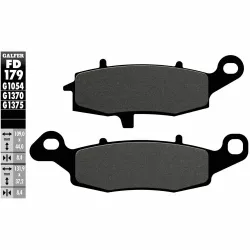 Τακάκια μοτοσυκλέτας Εμπρός / Πίσω Galfer SEMI METAL FD179G1054