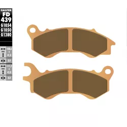 Τακάκια μοτοσυκλέτας Εμπρός Galfer SINTERED SCOOTER FD439G1380 Τακάκια μοτοσυκλέτας Εμπρός Galfer SINTERED SCOOTER FD439G1380