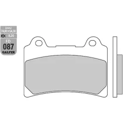 Τακάκια μοτοσυκλέτας Εμπρός / Πίσω Galfer SEMI METAL FD087G1054 Τακάκια μοτοσυκλέτας Εμπρός / Πίσω Galfer SEMI METAL FD087G1054