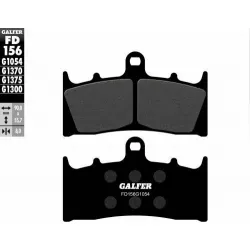 Τακάκια μοτοσυκλέτας Εμπρός Galfer SEMI METAL FD156G1054 Τακάκια μοτοσυκλέτας Εμπρός Galfer SEMI METAL FD156G1054