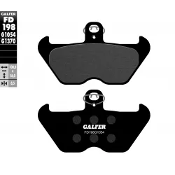 Τακάκια μοτοσυκλέτας Εμπρός Galfer SEMI METAL FD198G1054 Τακάκια μοτοσυκλέτας Εμπρός Galfer SEMI METAL FD198G1054