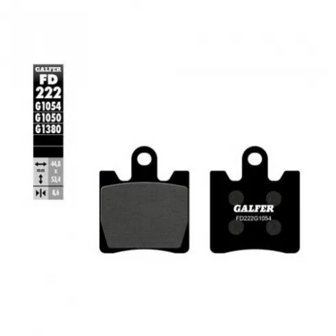 Τακάκια μοτοσυκλέτας Εμπρός Galfer SEMI METAL FD222G1054 Τακάκια μοτοσυκλέτας Εμπρός Galfer SEMI METAL FD222G1054