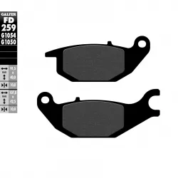 Τακάκια μοτοσυκλέτας Εμπρός  / Πίσω Galfer SEMI METAL FD259G1054 Τακάκια μοτοσυκλέτας Εμπρός  / Πίσω Galfer SEMI METAL FD259G1054