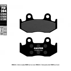 Τακάκια μοτοσυκλέτας Εμπρός / Πίσω Galfer SEMI METAL FD284G1054 Τακάκια μοτοσυκλέτας Εμπρός / Πίσω Galfer SEMI METAL FD284G1054