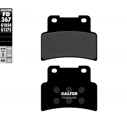 Τακάκια μοτοσυκλέτας Εμπρός Galfer SEMI METAL FD367G1054 Τακάκια μοτοσυκλέτας Εμπρός Galfer SEMI METAL FD367G1054