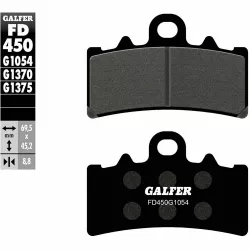 Τακάκια μοτοσυκλέτας Εμπρός Galfer SEMI METAL FD450G1054 Τακάκια μοτοσυκλέτας Εμπρός Galfer SEMI METAL FD450G1054