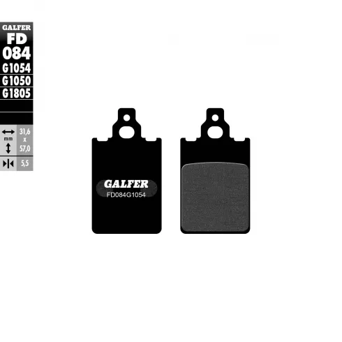 Τακάκια μοτοσυκλέτας Εμπρός / Πίσω Galfer SEMI METAL FD084G1054 Τακάκια μοτοσυκλέτας Εμπρός / Πίσω Galfer SEMI METAL FD084G1054