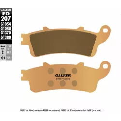Τακάκια μοτοσυκλέτας Εμπρός / Πίσω Galfer SINTERED COMPOUND FD207G1370 Τακάκια μοτοσυκλέτας Εμπρός / Πίσω Galfer SINTERED COMPOUND FD207G1370
