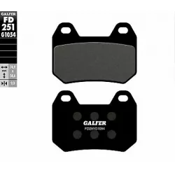 Πίσω τακάκια φρένων μοτοσυκλέτας Galfer SEMI METAL FD251G1054 Πίσω τακάκια φρένων μοτοσυκλέτας Galfer SEMI METAL FD251G1054
