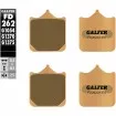 Τακάκια μοτοσυκλέτας Εμπρός / Πίσω Galfer SINTERED COMPOUND FD262G1370 thumb
