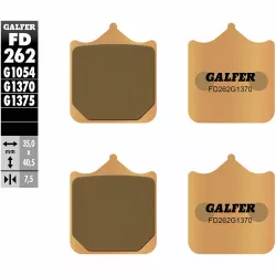 Τακάκια μοτοσυκλέτας Εμπρός / Πίσω Galfer SINTERED COMPOUND FD262G1370 Τακάκια μοτοσυκλέτας Εμπρός / Πίσω Galfer SINTERED COMPOUND FD262G1370