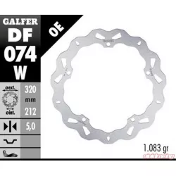 Δισκόπλακα μοτοσυκλέτας εμπρός Galfer WAVE FIXED 320x5mm DF074W Δισκόπλακα μοτοσυκλέτας εμπρός Galfer WAVE FIXED 320x5mm DF074W