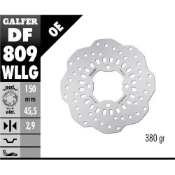 Πίσω δισκόπλακα μοτοσυκλέτας Galfer WAVE FIXED FULL TYPE 150x2.9mm DF809WLLG