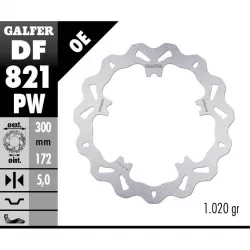 Δισκόπλακα μοτοσυκλέτας εμπρός Galfer BRAKE TRACK WAVE 300x5mm DF821PW Δισκόπλακα μοτοσυκλέτας εμπρός Galfer BRAKE TRACK WAVE 300x5mm DF821PW