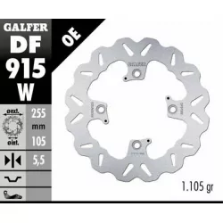 Πίσω δισκόπλακα μοτοσυκλέτας Galfer WAVE FIXED 255x5,5mm DF915W Πίσω δισκόπλακα μοτοσυκλέτας Galfer WAVE FIXED 255x5,5mm DF915W