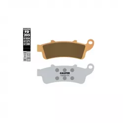 Τακάκια μοτοσυκλέτας Εμπρός Galfer SINTERED COMPOUND FD205G1375 Τακάκια μοτοσυκλέτας Εμπρός Galfer SINTERED COMPOUND FD205G1375