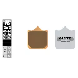 Τακάκια μοτοσυκλέτας Εμπρός Galfer SINTERED COMPOUND FD262G1375