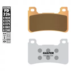 Τακάκια μοτοσυκλέτας Εμπρός Galfer SINTERED COMPOUND FD326G1375 Τακάκια μοτοσυκλέτας Εμπρός Galfer SINTERED COMPOUND FD326G1375